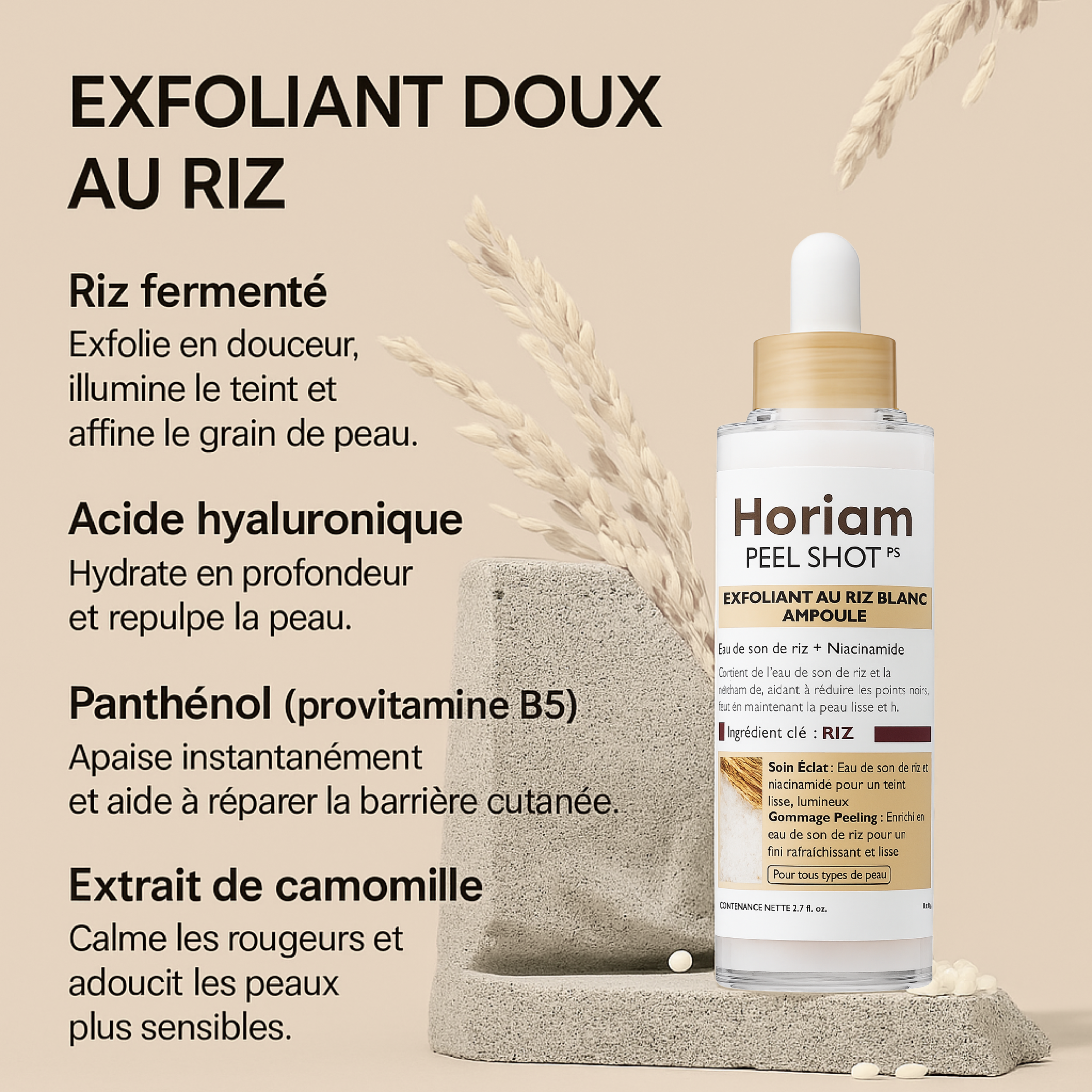 Exfoliant au Riz
