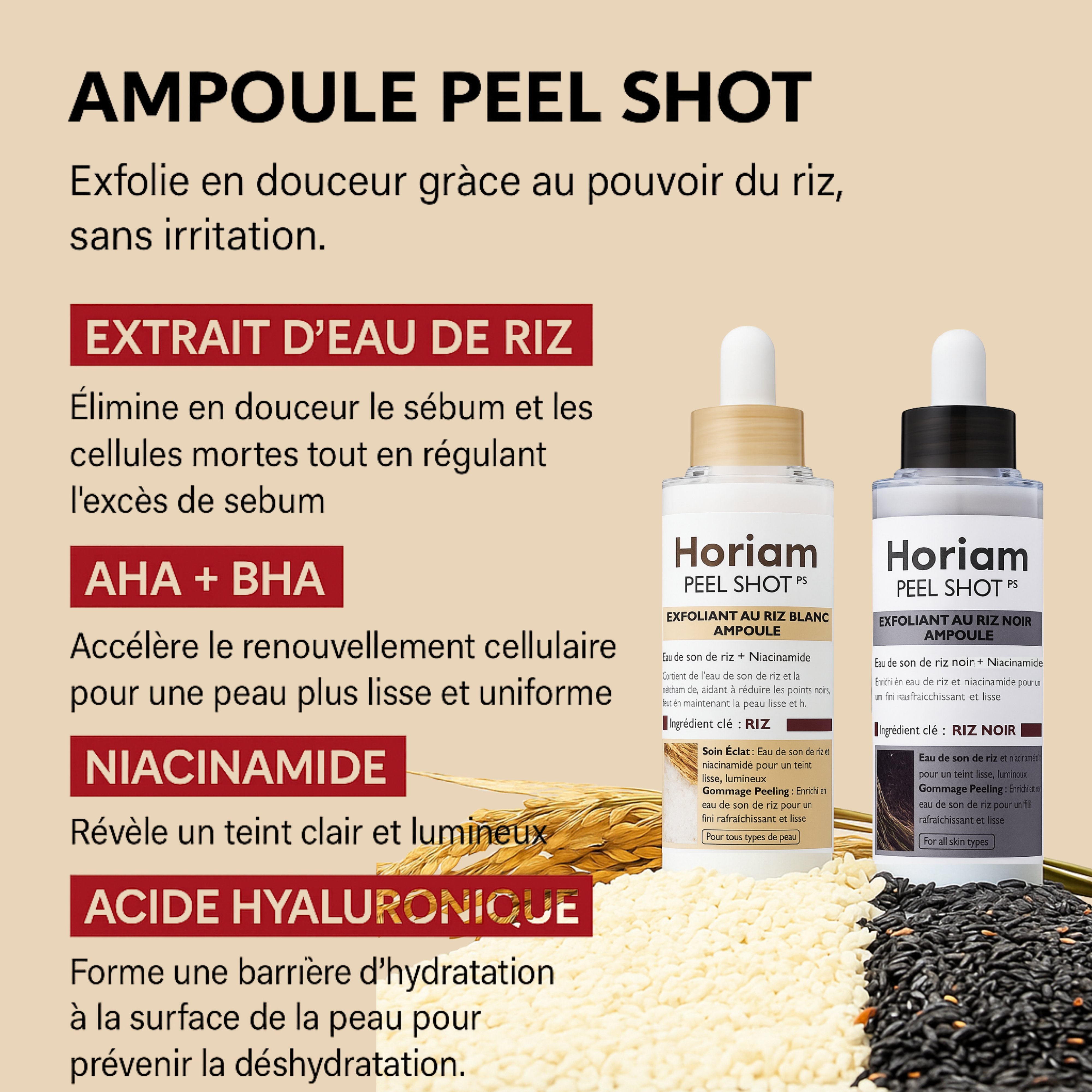 Exfoliant au Riz